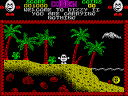 Dizzy II - Treasure Island Dizzy (1988)(Codemasters)